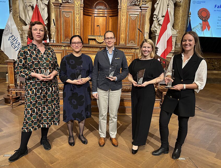 Preisträgerinnen des UNIVIE Teaching Awards 2024